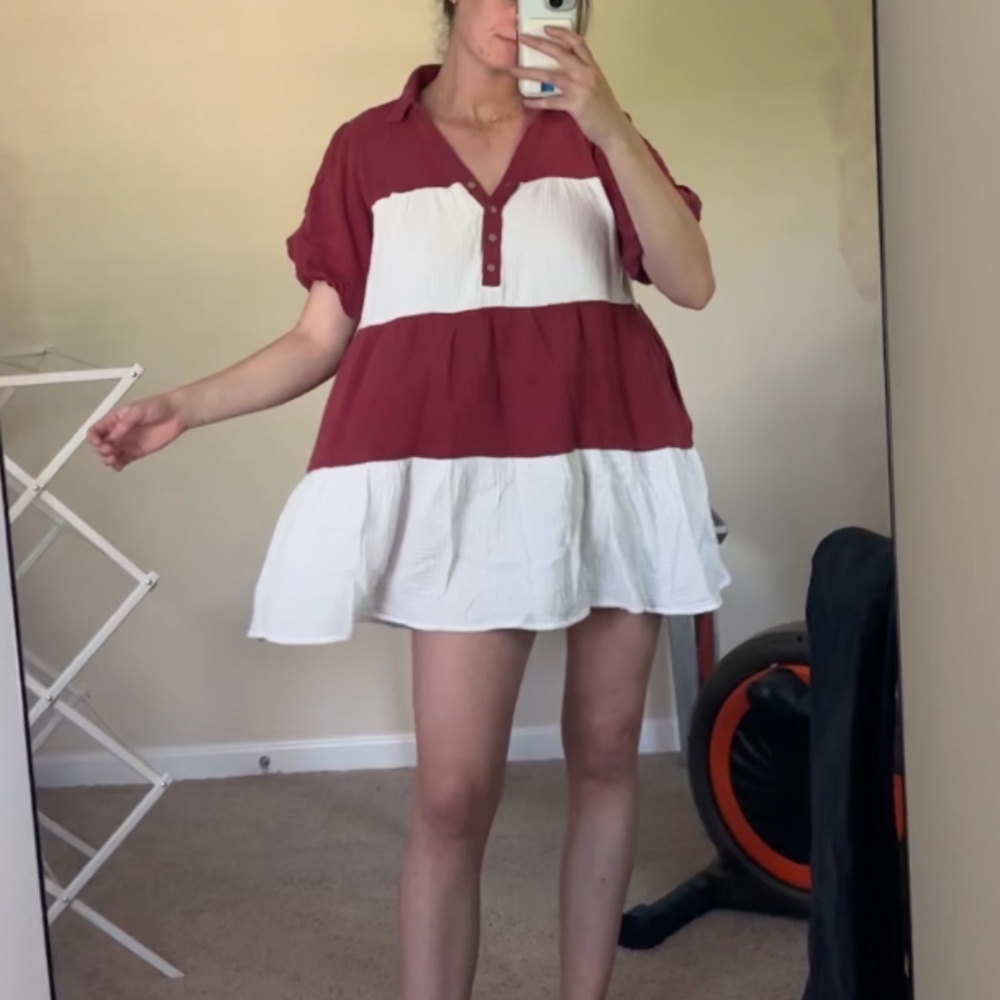 Beach Dress Puffy Sleeves